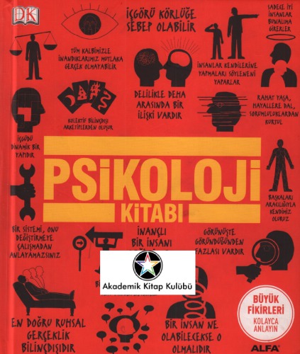 Psikoloji Kitabı (Büyük Fikirleri Kolayca Anlayın)