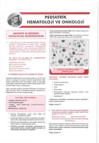 SORU KİTABI SERİSİ PEDİATRİ 2. CİLT