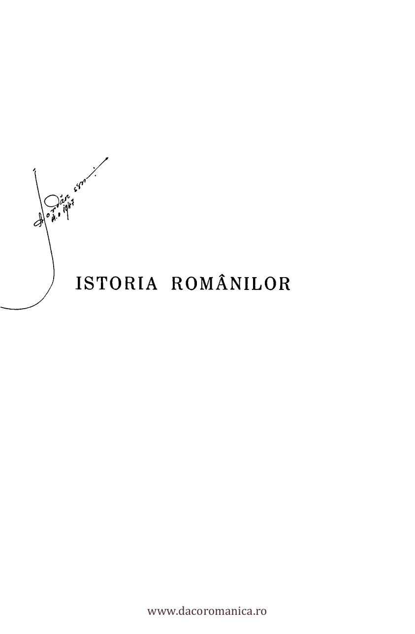 Istoria romanilor