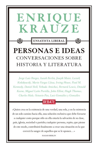 Personas e ideas : Conversaciones sobre historia y literatura