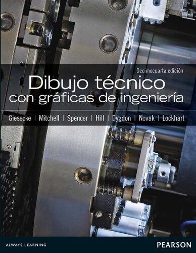 Dibujo técnico con gráficas de ingeniería