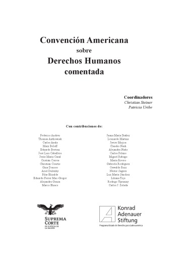 Convención Americana sobre Derechos Humanos : comentada