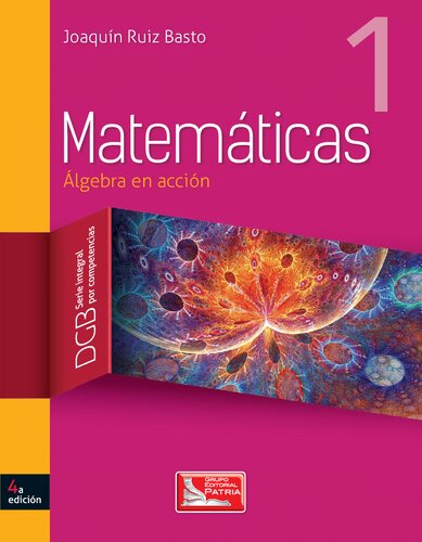 Matemáticas. 1, Álgebra en acción