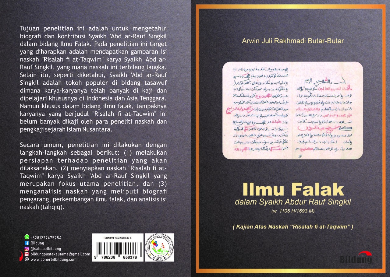 ILMU FALAK DALAM SYAIKH ABDUR RAUF SINGKIL Kajian Atas Naskah Risālah fī at-Taqwīm