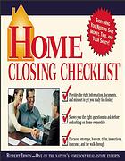 Home closing checklist