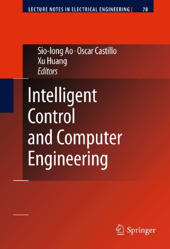 Intelligent Control and Computer Engineering