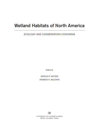 Wetland Habitats of North America