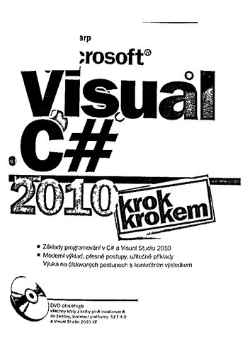 Microsoft Visual C♯ 2010 : krok za krokem