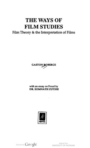 The Ways of Film Studies