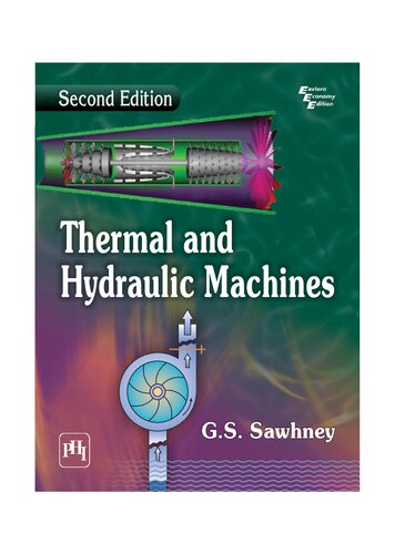 Thermal and hydraulic machines.