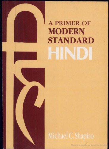 Primer of Modern Standard Hindi