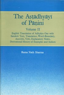 The Astadhyayi Of Panini (Vol. Ii)