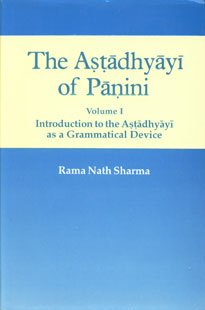 Astadhyayi of Panini Vol.1