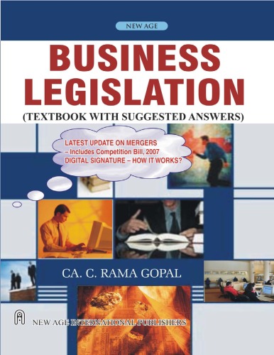 Business legislation (textbook with suggested answers)