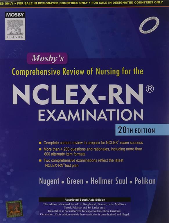 Mosby's Comprehensive Review of Nursing for the NCLEX-RN (R) Examination, 20e