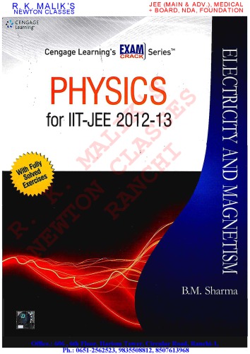 Physics for IIT-JEE 2012-2013: Electricity & Magnetism