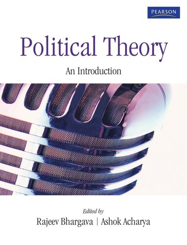 POLITICAL THEORY : an introduction;an introduction.