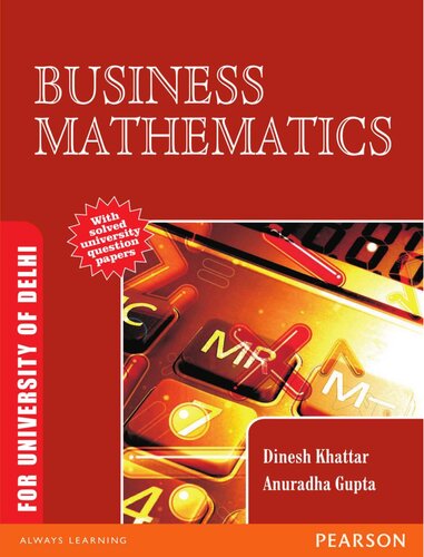 Business Mathematics : For University of Delhi.