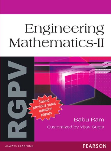 Engineering Mathematics - II : For RGPV.