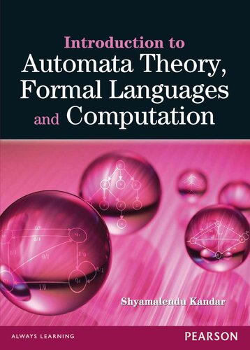 Introduction to Automata Theory, Formal Languages and Computation, 1e