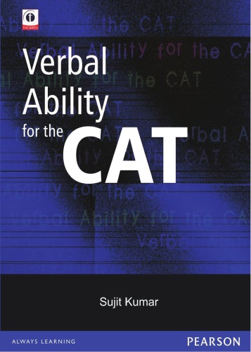 Verbal Ability for the CAT.