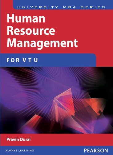 Human Resource Management : For VTU.