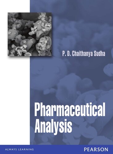 Pharmaceutical Analysis.