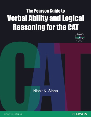 Pearson Guide to Verbal Ability and Logical Reasoning for the CAT.