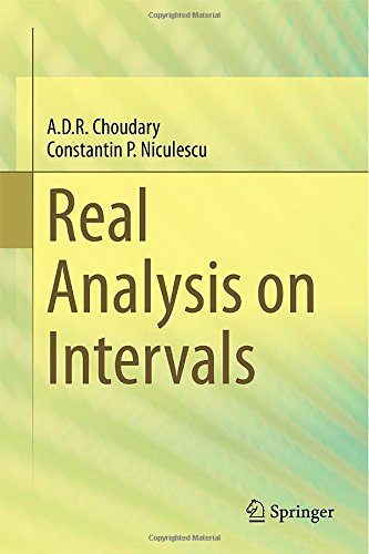 Real analysis on intervals