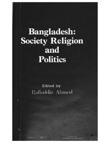 Religion, nationalism and politics in Bangladesh.