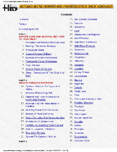 Complete Handbook Of Nature Cure