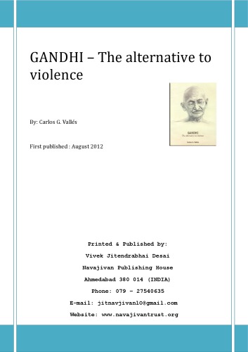 Gandhi The Alternative To Violence