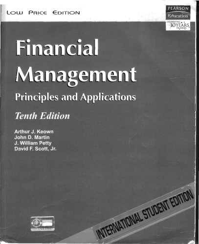 Financial Management: Principles And Applications