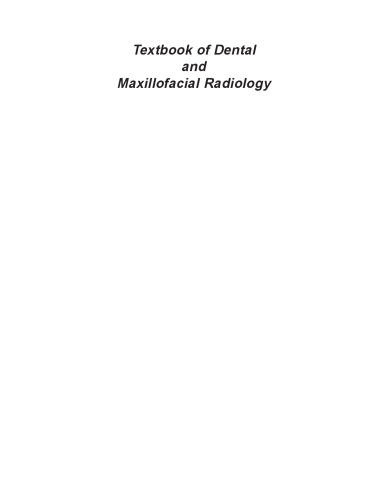 Texbook of dental and maxillofacial radiology