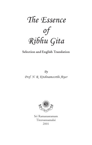 The Essence of Ribhu Gita