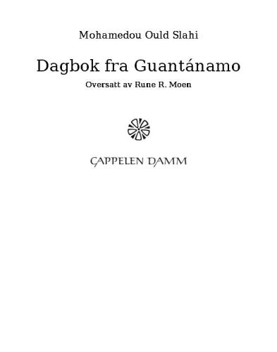 Dagbok fra Guantánamo