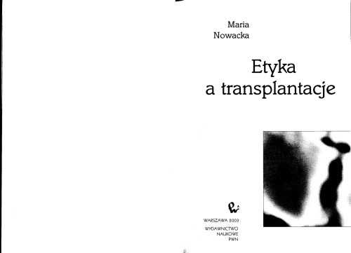 Etyka a transplantacje