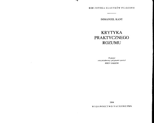 Krytyka praktycznego rozumu