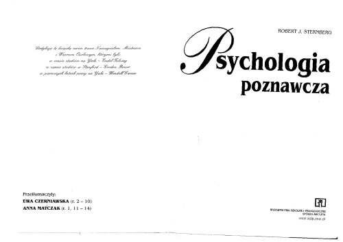 Psychologia poznawcza