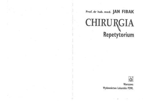 Chirurgia : repetytorium