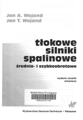 Tłokowe silniki spalinowe średnio- i szybkoobrotowe