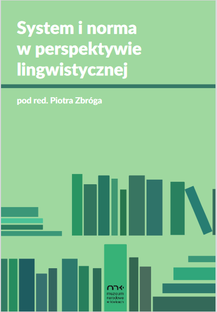 System i norma w perspektywie lingwistycznej