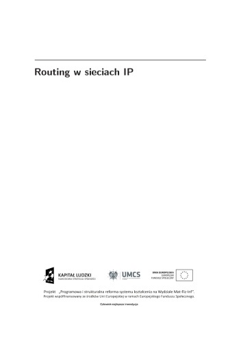 Routing w sieciach IP