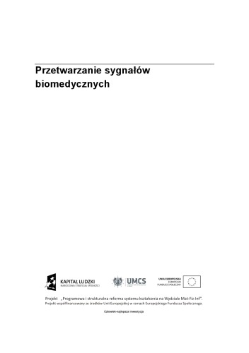 Przetwarzanie sygnałów biomedycznych