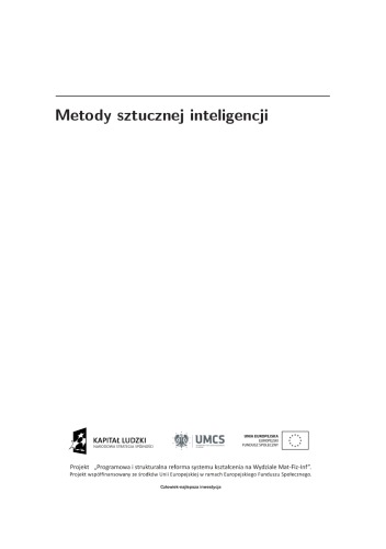 Metody sztucznej inteligencji