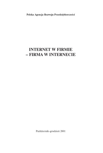 Internet w firmie - firma w internecie