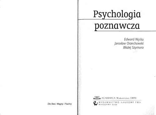 Psychologia poznawcza