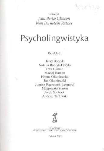 Psycholingwistyka