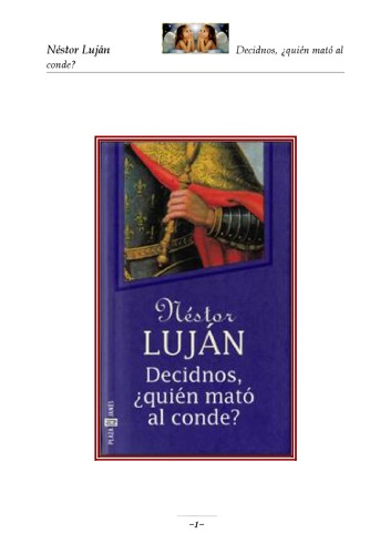 Decidnos, ¿quién mató al conde?