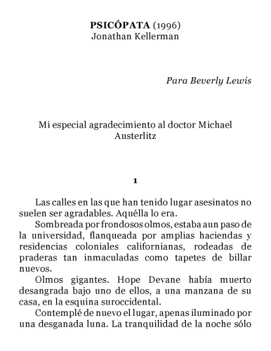 Psicopata (Spanish Edition)